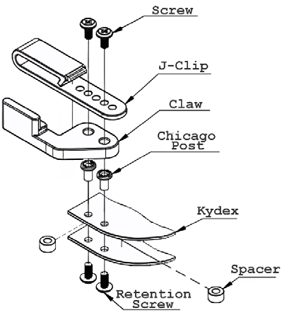 Holster Component Diagram